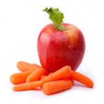Яблоки и морковь для глаз